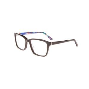 New PEACELOVE Black JEFFREY Eyeglasses w/Colorful Swirl Inside Temples 55/17/145